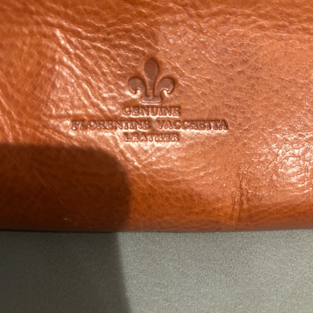 Dooney & Bourke Natural Brown EUC Florentine Leather Allison Crossbody - Picture 4 of 10
